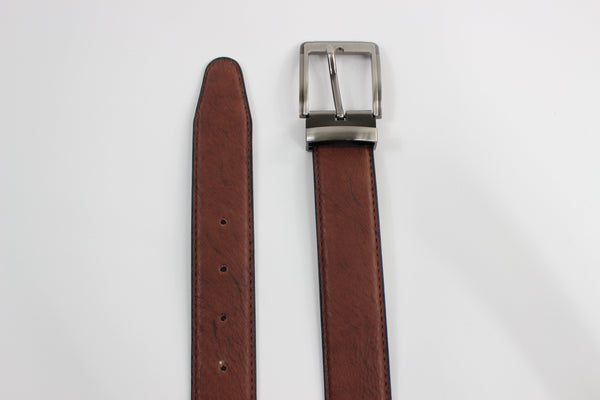 ADJUSTABLE MENS LEATHER BELT (BROWN)
