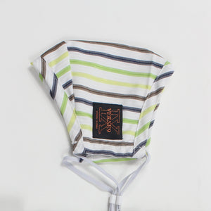 Lime Multi Stripe Face Mask