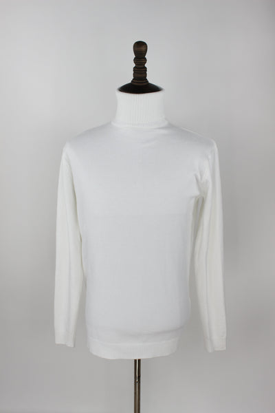 Turtle Neck- White