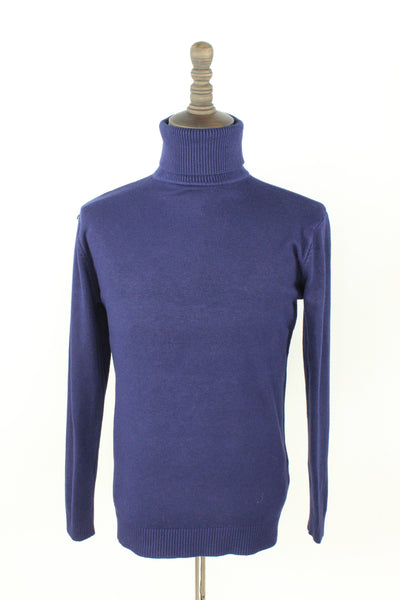 Turtle Neck- Blue